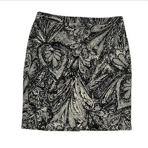 LOFT Floral‎ A Line Skirt Women’s Size 8